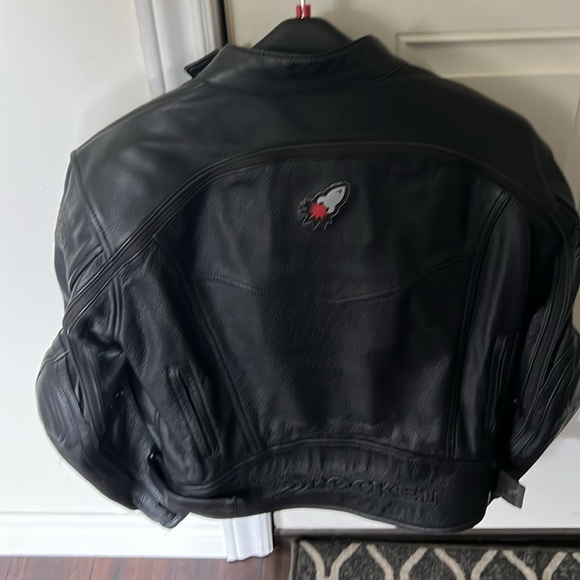 Joe Rocket leather motorcycle jacket - Picture 2 of 3